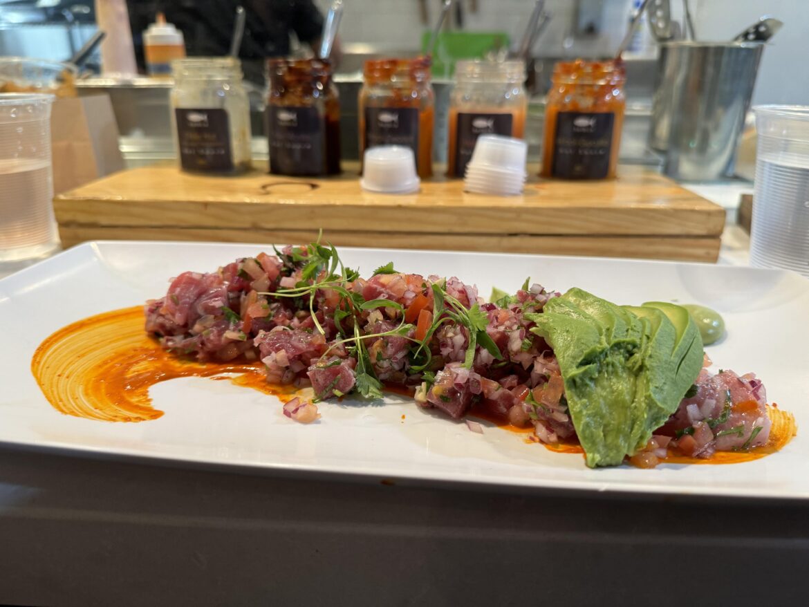 Holbox blue fin tuna ceviche