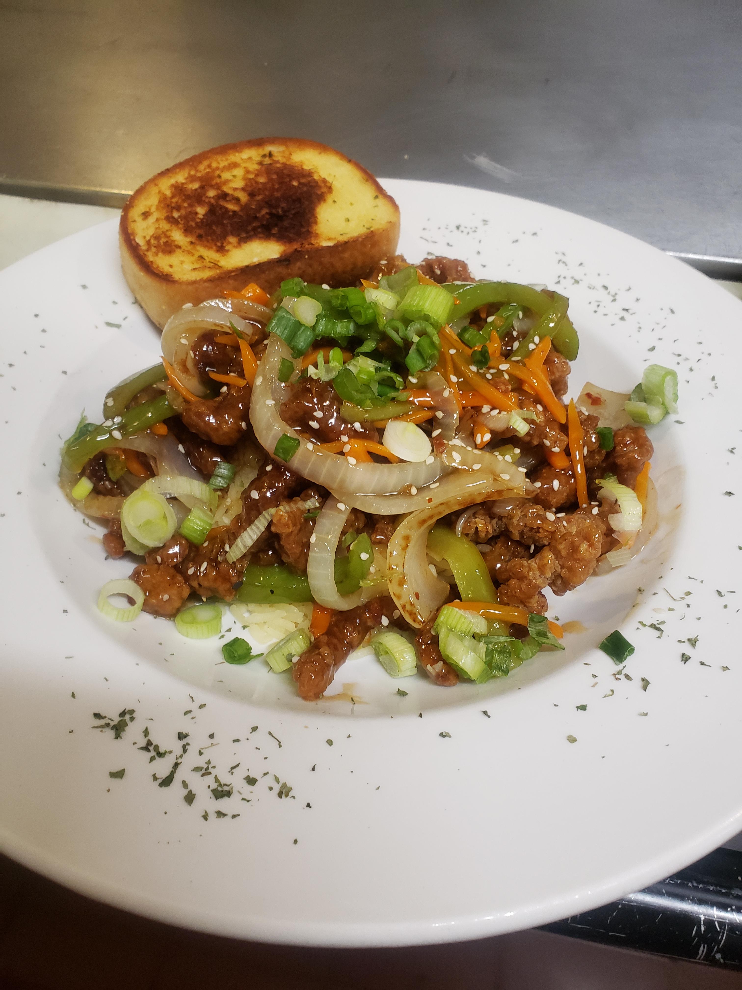 [Pro/Chef] Ginger Beef Bowl for the bar menu Dining and Cooking