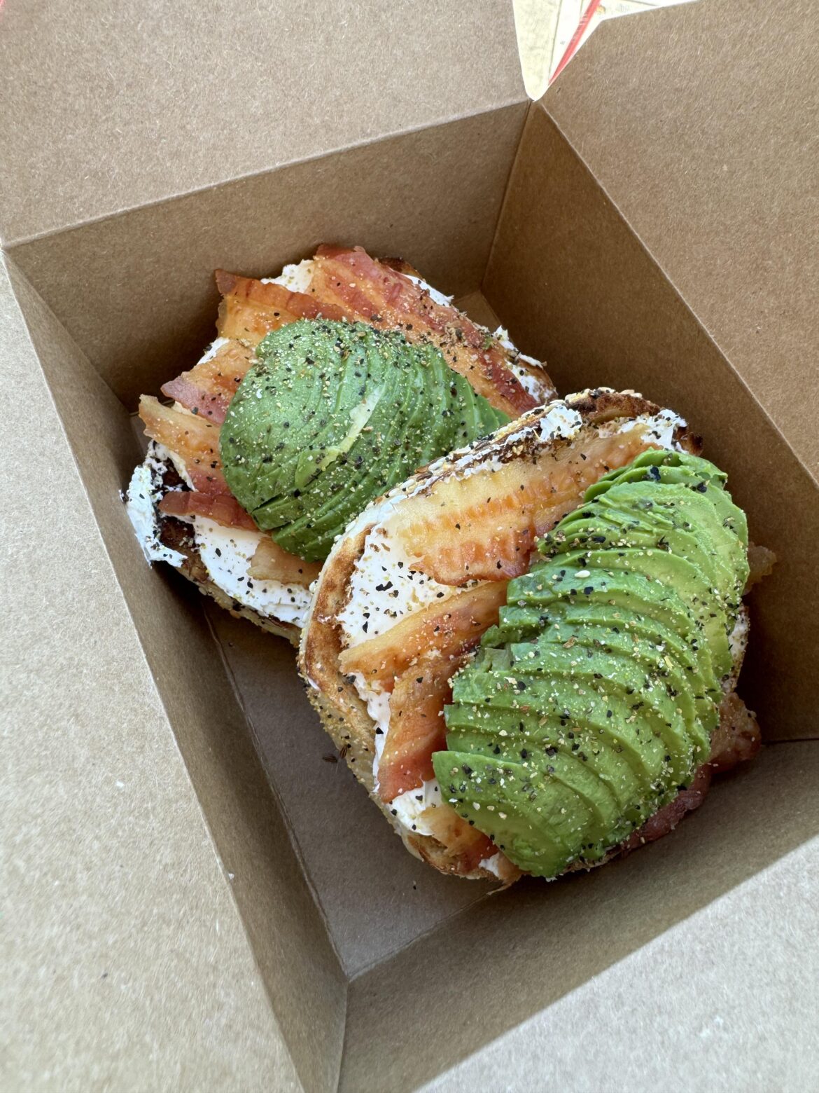 The Call You Mañana bagel at Mañana coffee