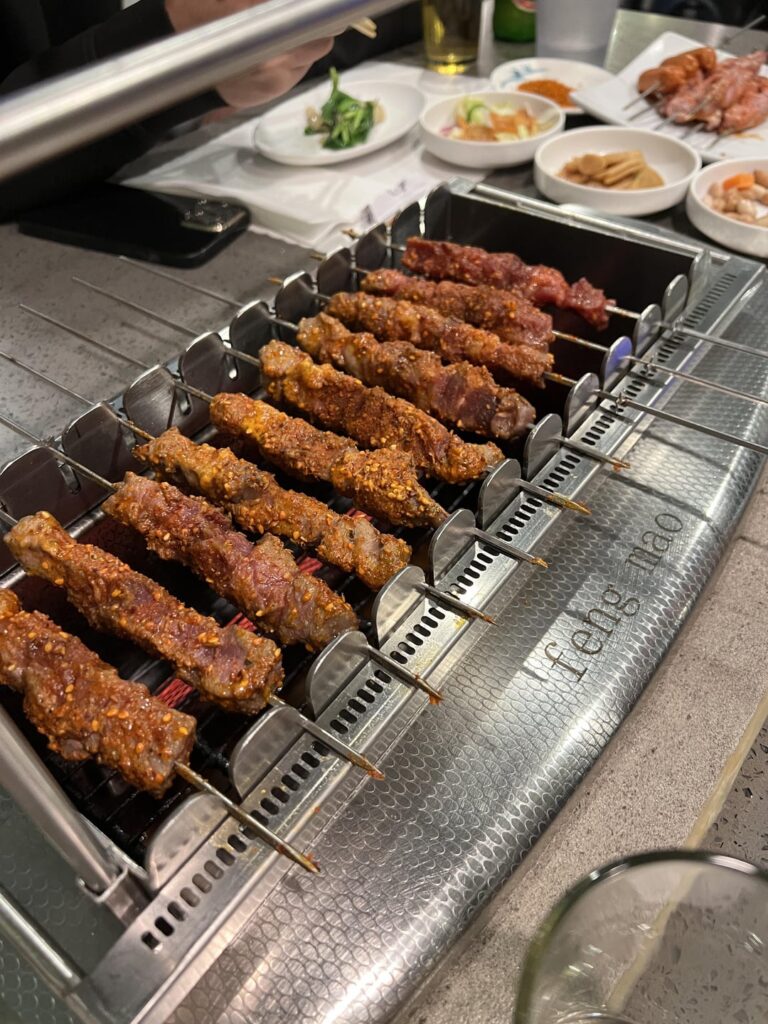 Feng Mao BBQ Lamb Kebab, Koreatown