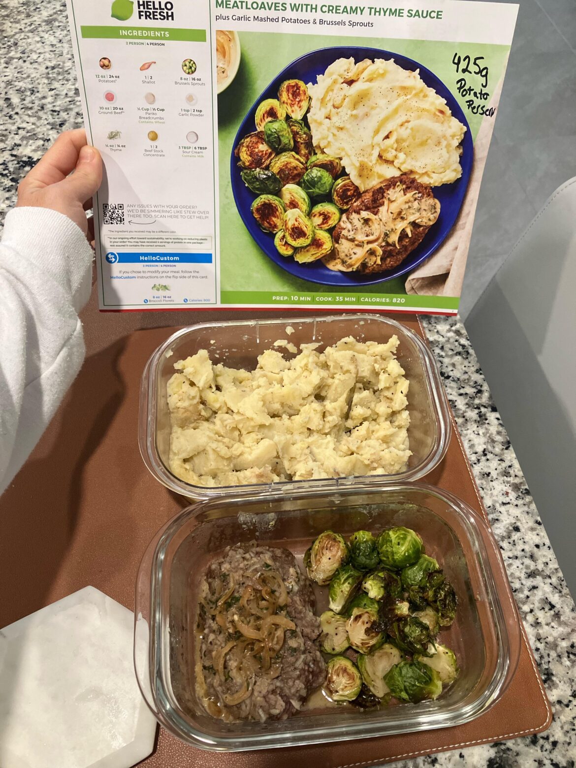 Meatloaves with creamy thyme sauce 😍