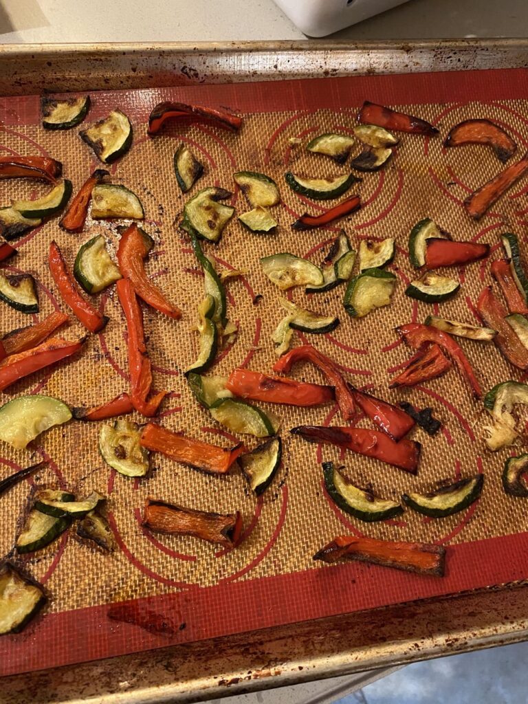 Tips on roasting zucchini? It always turns out soggy, half burnt, and sticks