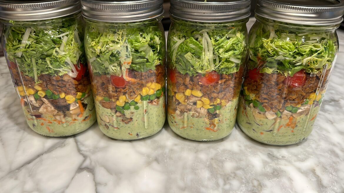 Meal Prep Salad in a Jar
