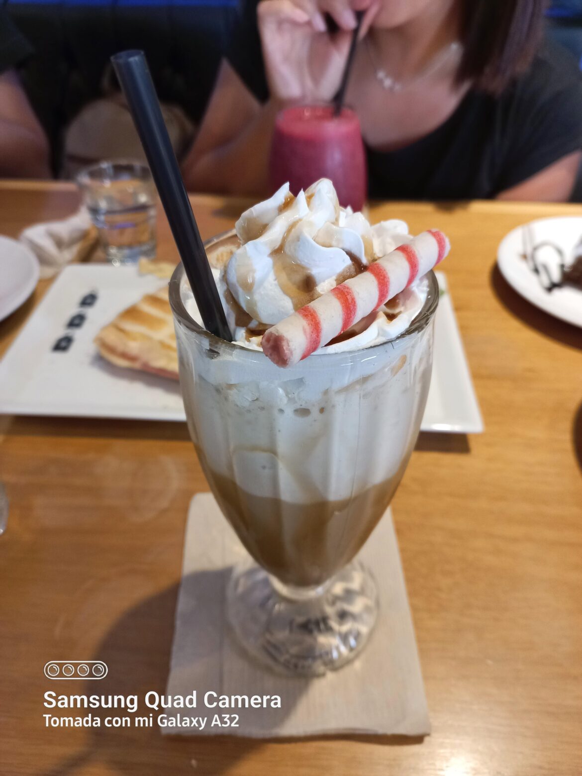 My cold coffee with cream