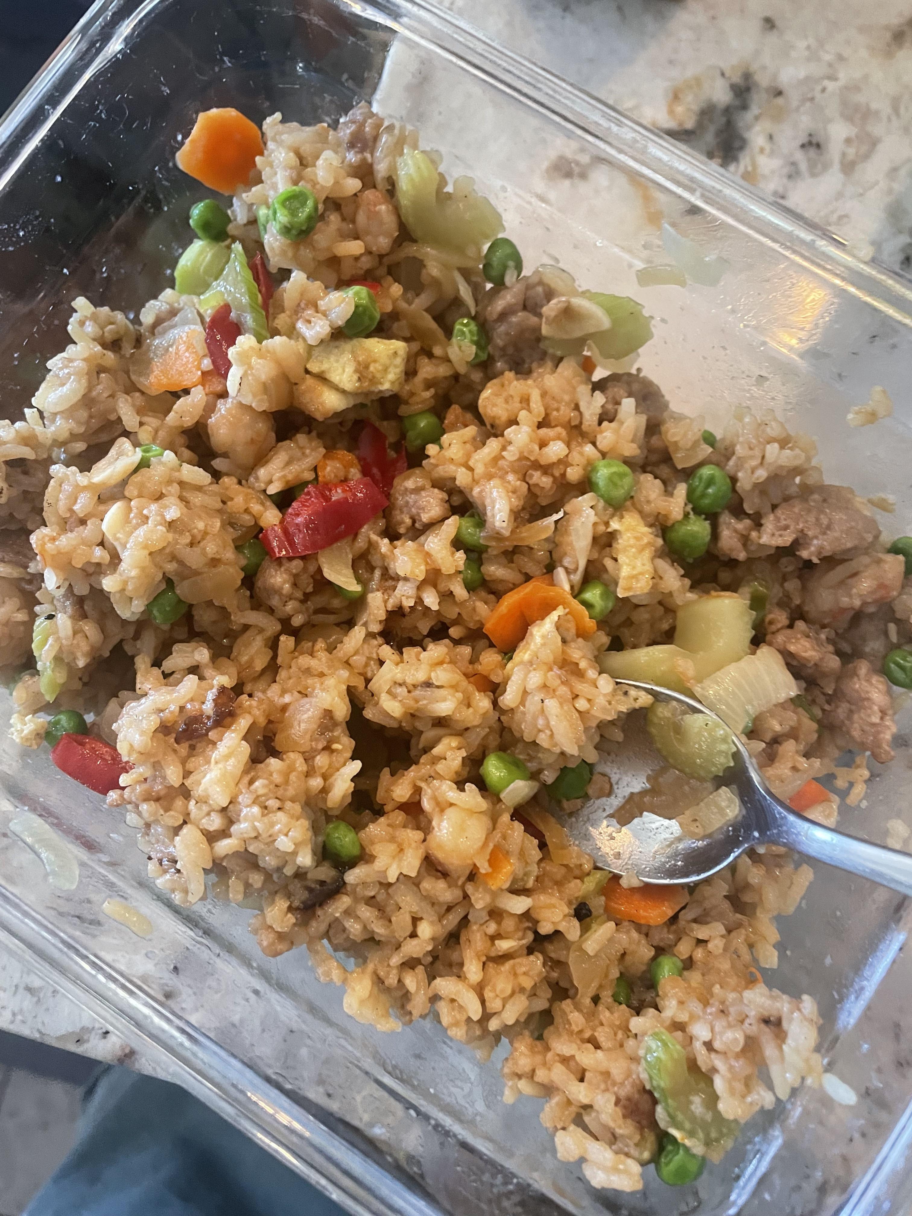 Kenji’s “The Mix” fried rice…even better the next day Dining and Cooking