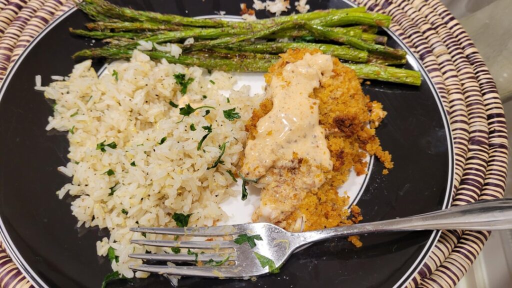 Old Bay Panko-Crusted Cobia