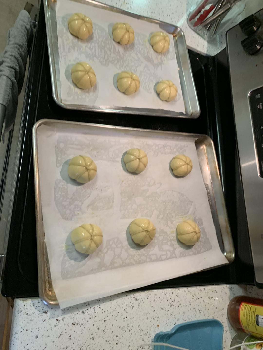 Brioche Dinner Rolls (Pumpkin Shaped) Dining and Cooking