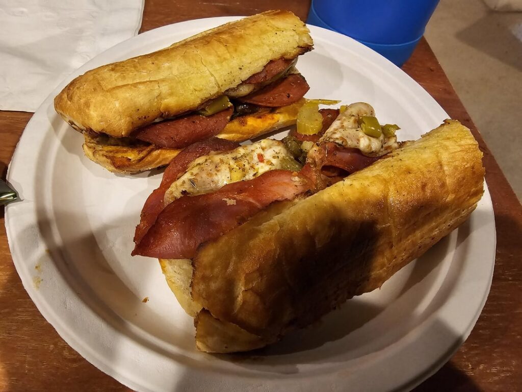I went to Pot Belly's today and got the Big Pizza Melt.