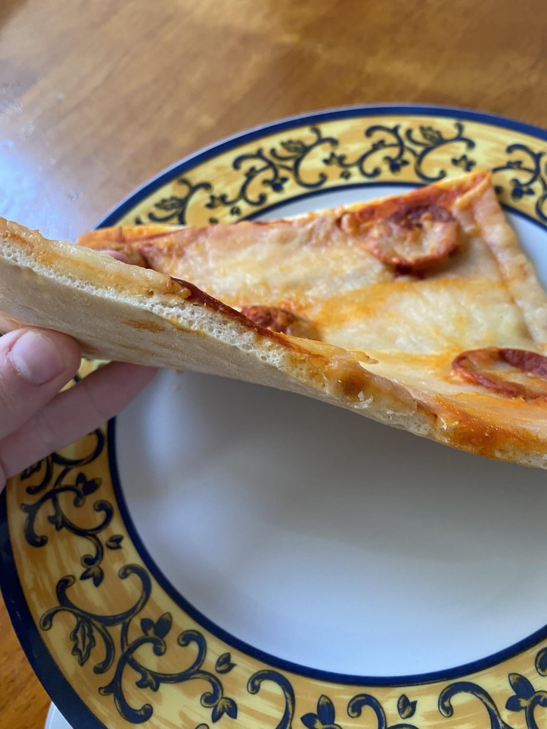 Calorie estimate of this pepperoni pizza? (214 grams) Dining and Cooking