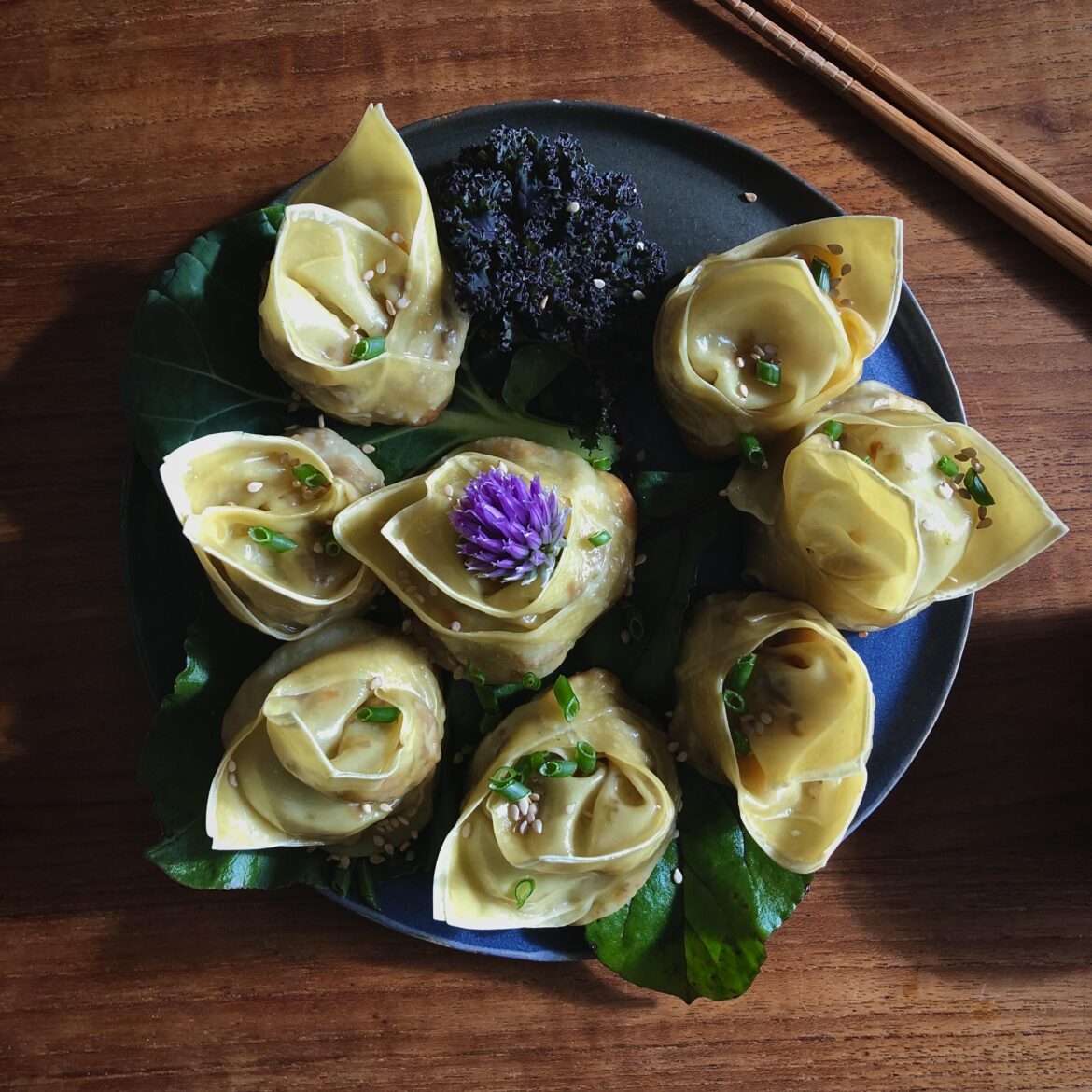 Pork/ginger/chili/scallions