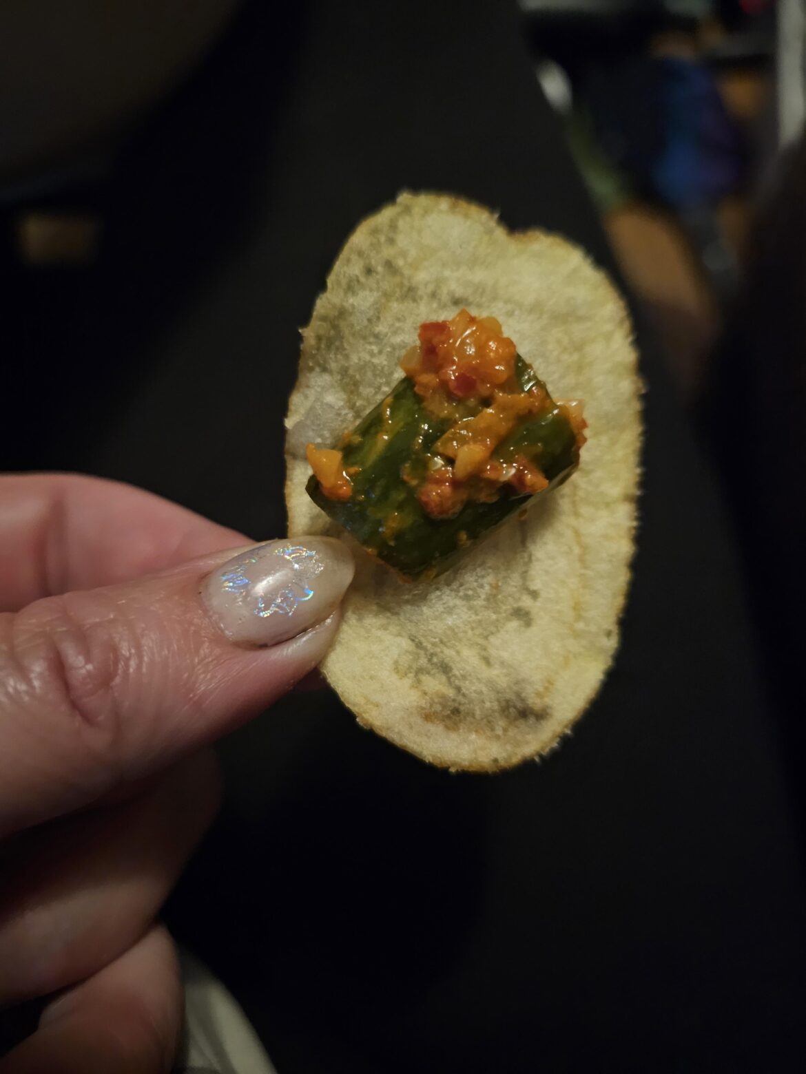 Has anyone ever tried salt and vinegar chips and kimchi together?