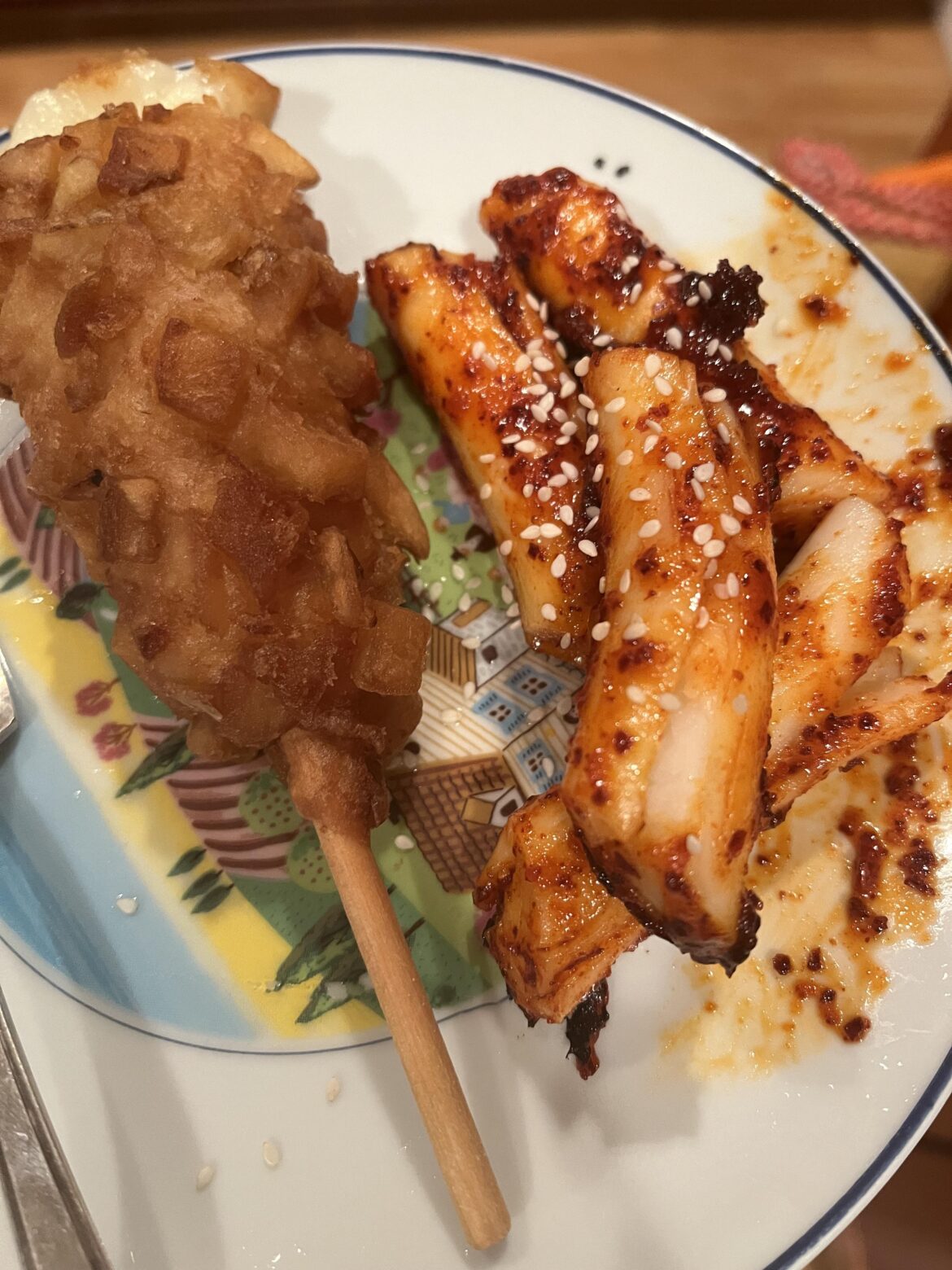 Weird combo but I haven’t had spicy food since my lack of appetite last week so treated myself to something spicy!