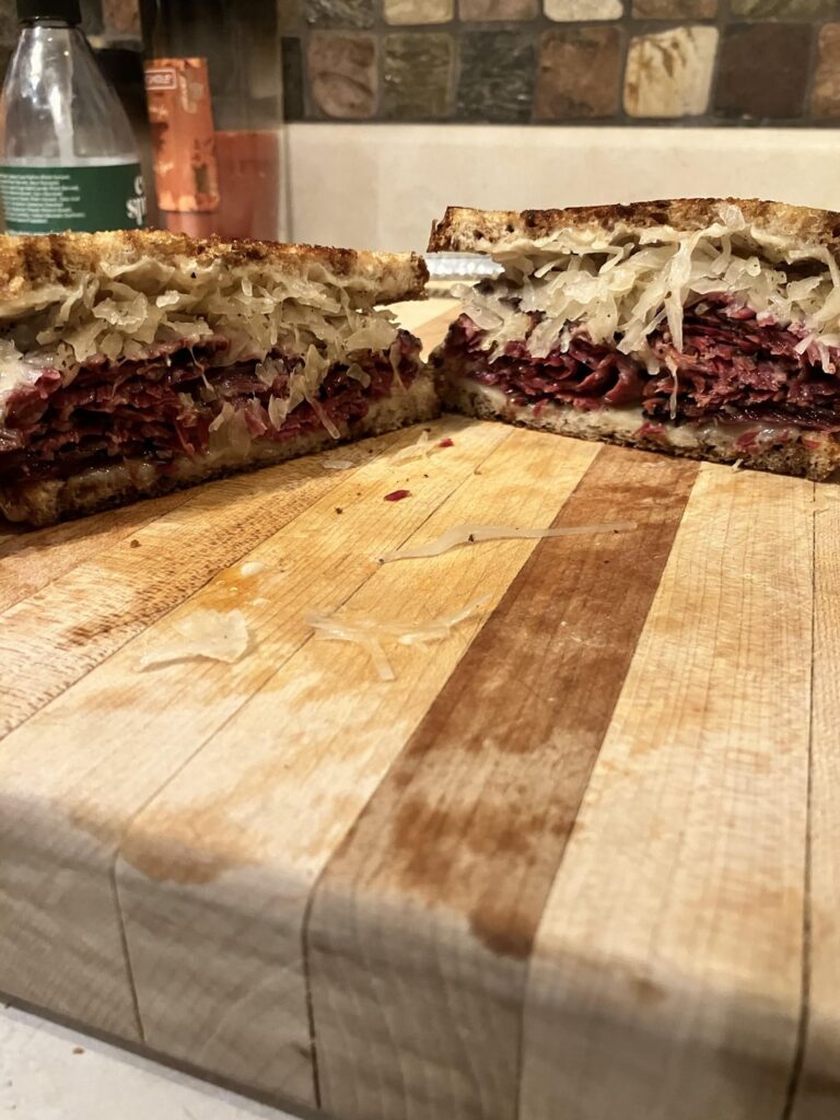 I wanted a pastami sandwich, so I made some pastami. Photos ended up in a weird order,my bad