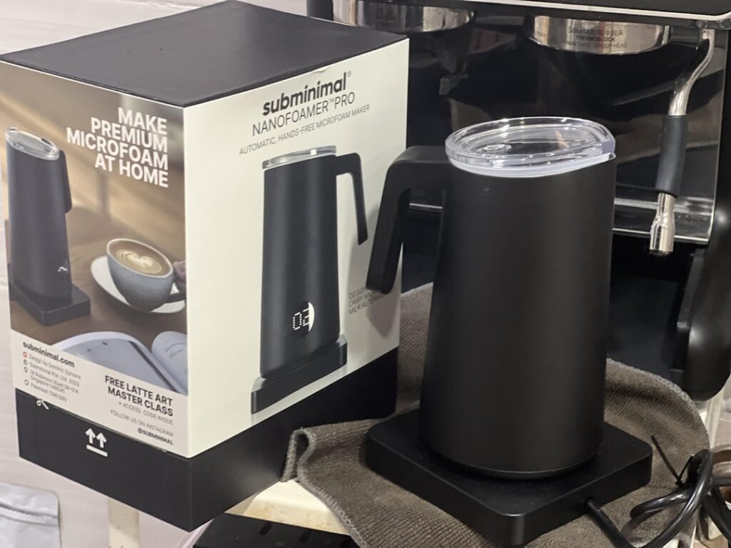 Nanofoamer Pro unbox with first few brew