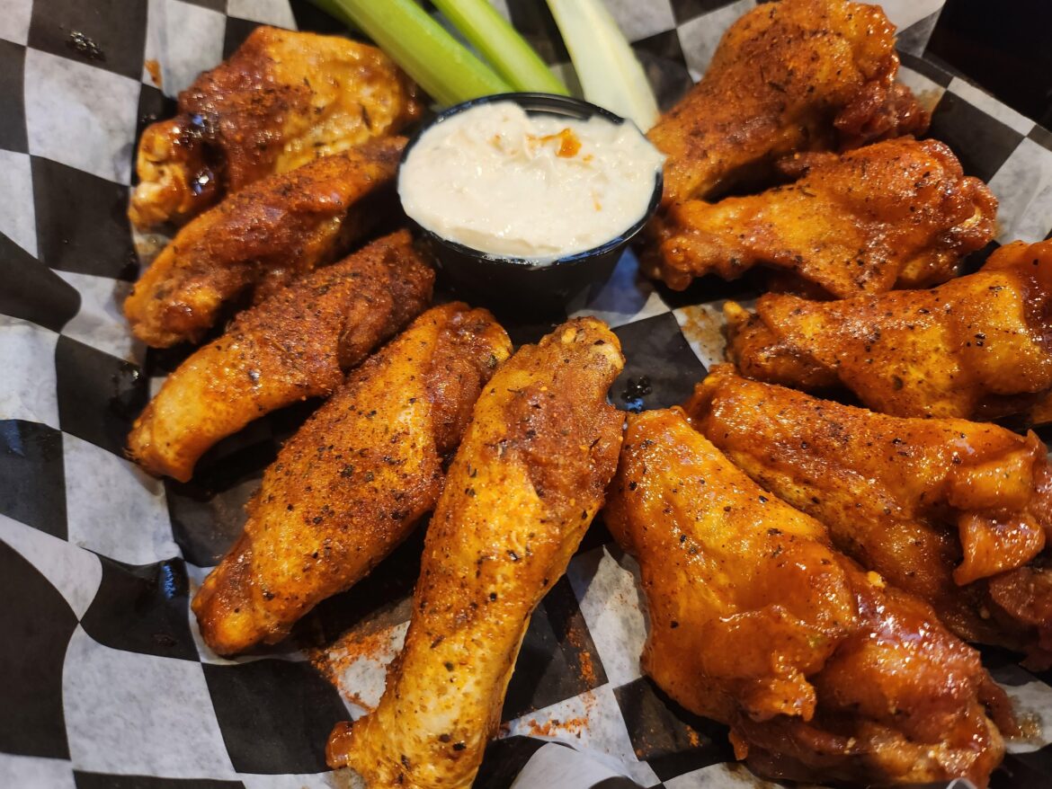 Extra spicy buffalo wings