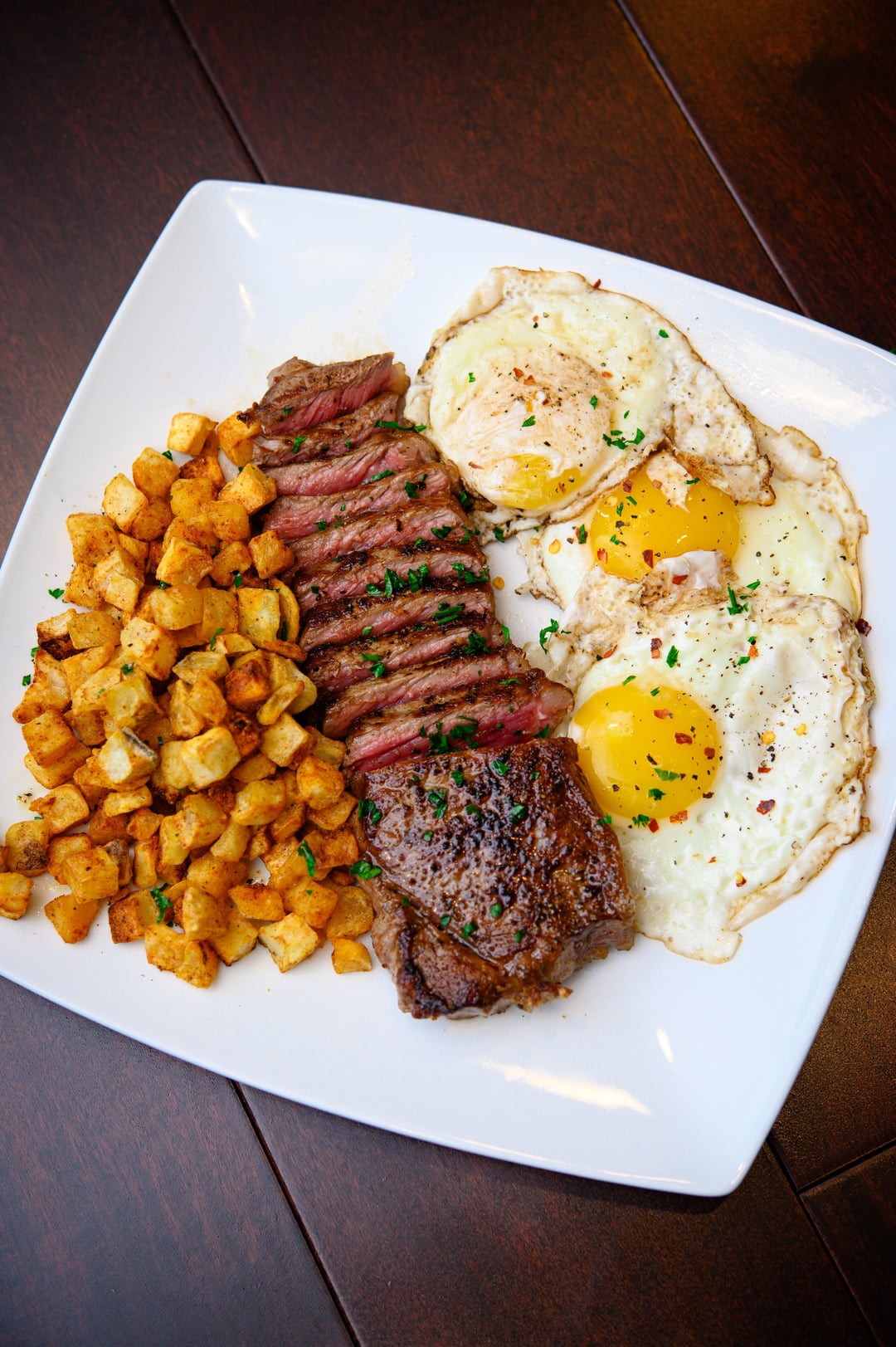 7 dollar steak on sale from Kroger for breakfast. Dining and Cooking