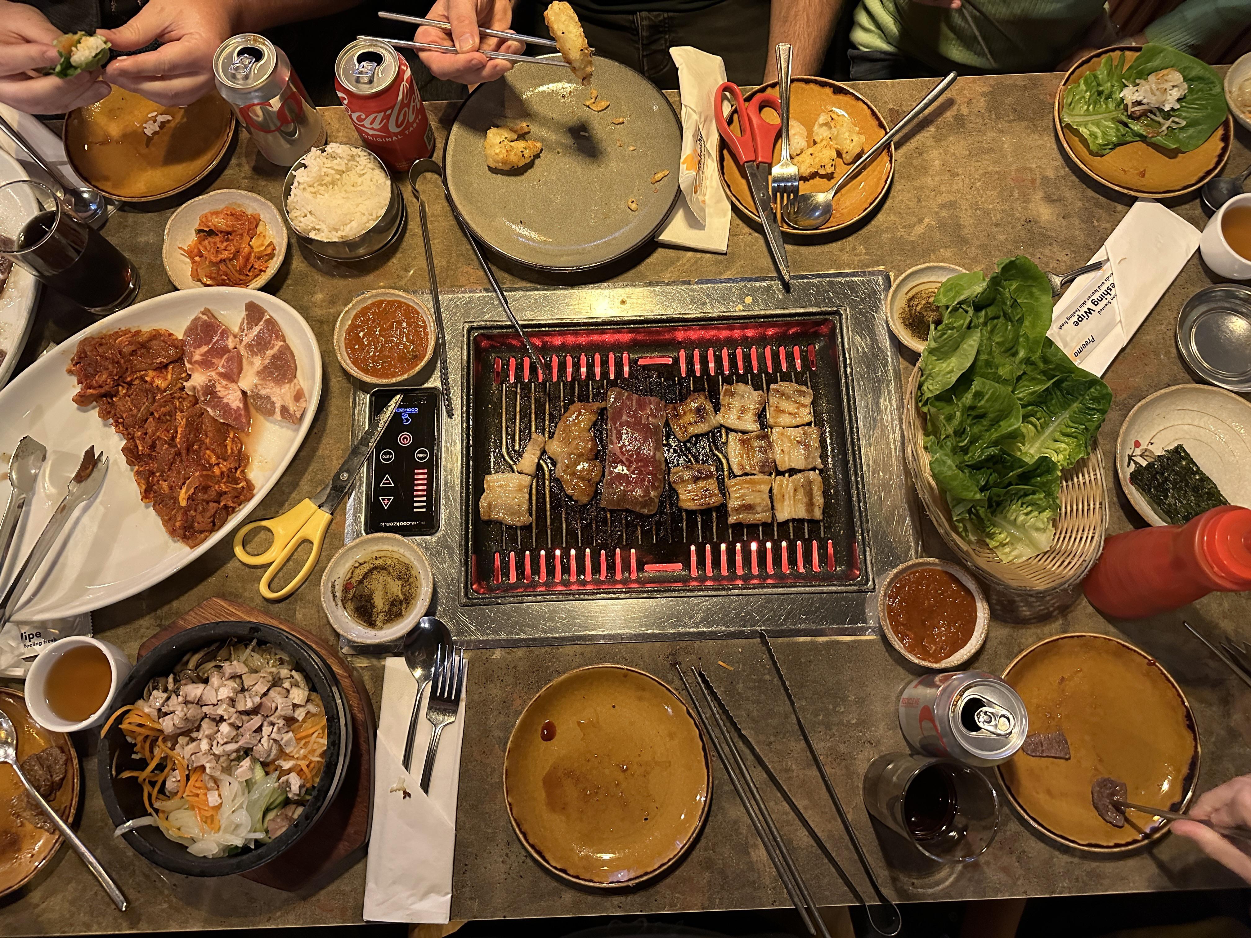 Went to a Korean BBQ restaurant yesterday in Edinburgh and enjoyed the