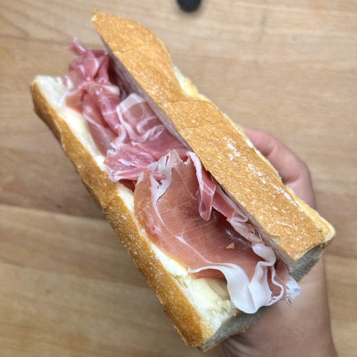 Jambon Beurre with Parma and Hokkaido Butter