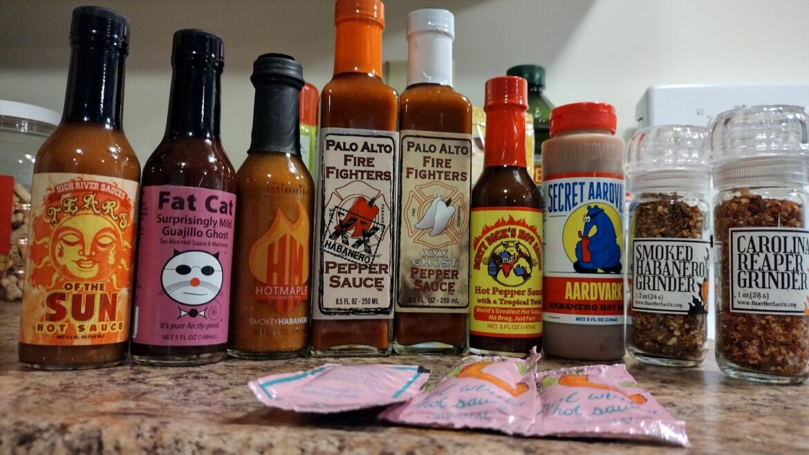my hot sauce order came in