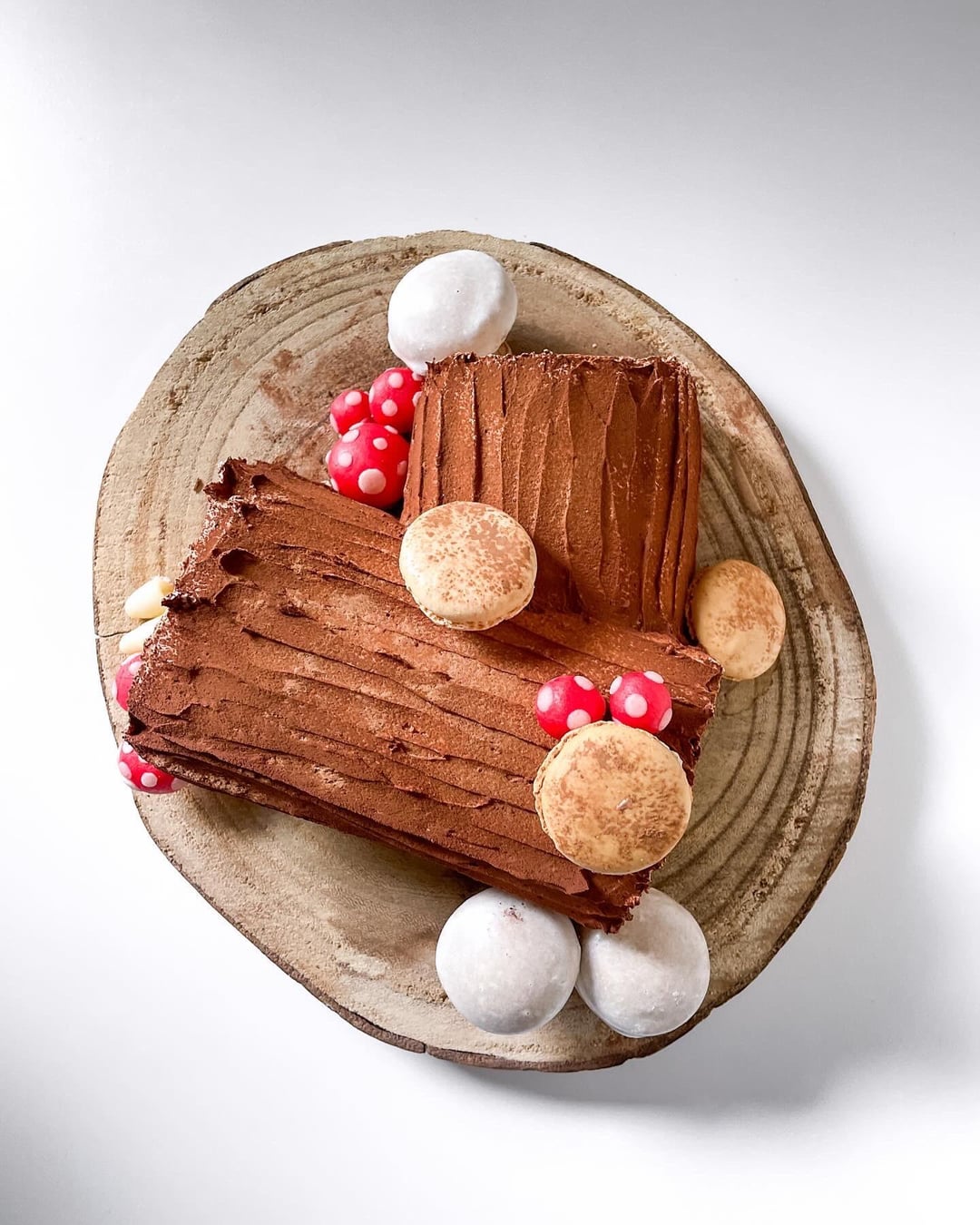 Chocolate and Salted Caramel Yule Log Dining and Cooking