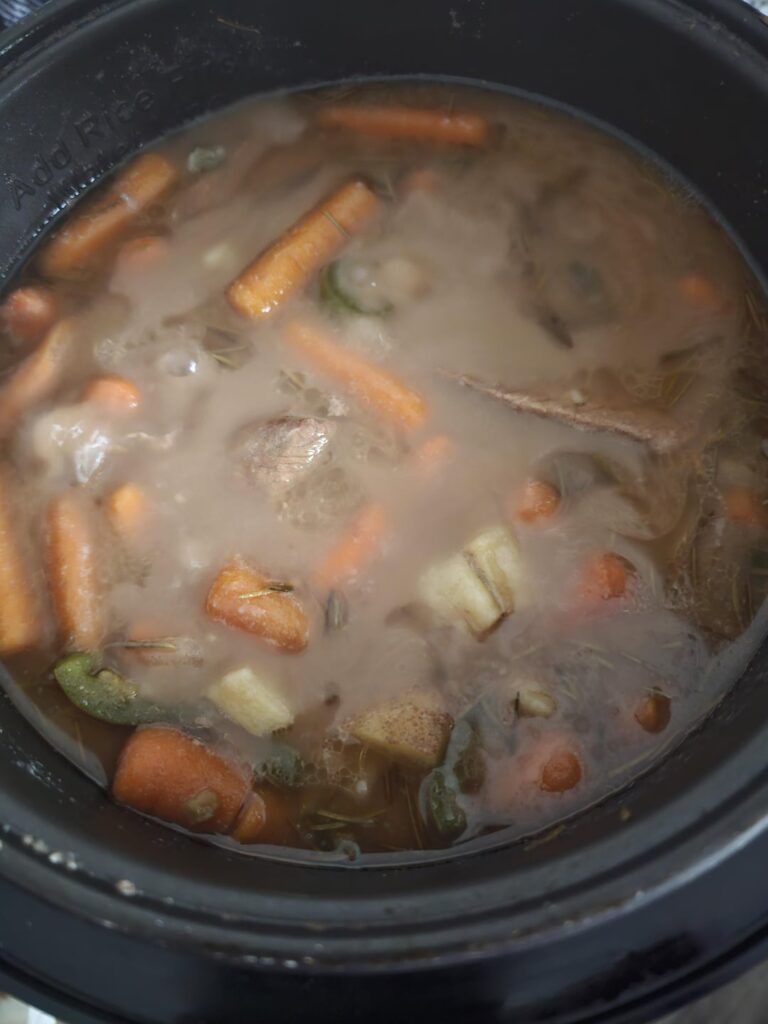 Foam on top of pot roast... why?