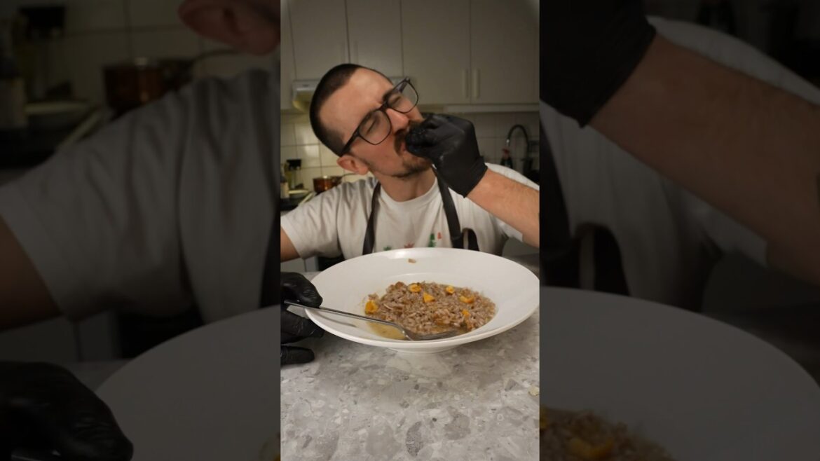 CHANTERELLE RISOTTO YOU NEVER SEEN BEFORE! #risotto #mushrooms #italiancuisine