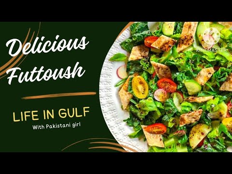 Making Futtoush Salad at Home For The First time Making Futtoush Salad at Home For The First time