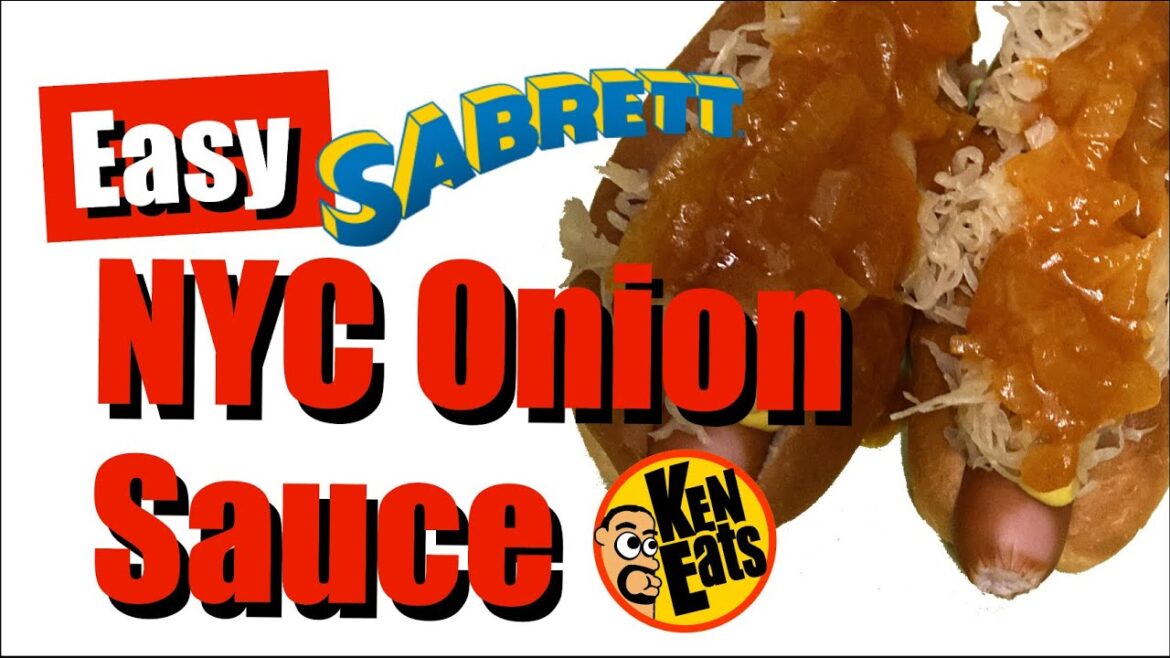 New York Hot Dog Onion Sauce – Quick & Easy Sabrett copycat New York Hot Dog Onion Sauce - Quick & Easy Sabrett copycat