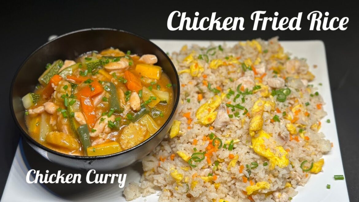 Chicken Fried Rice - Chicken Curry Chinese Style - Chinese Style Chicken Fried Rice and Curry Recipe