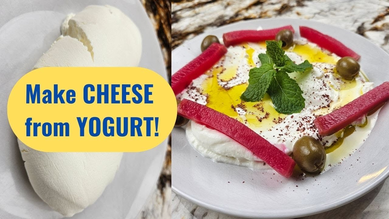 Make CHEESE from YOGURT Labneh/Lebni Kefir Cheese Dining and Cooking