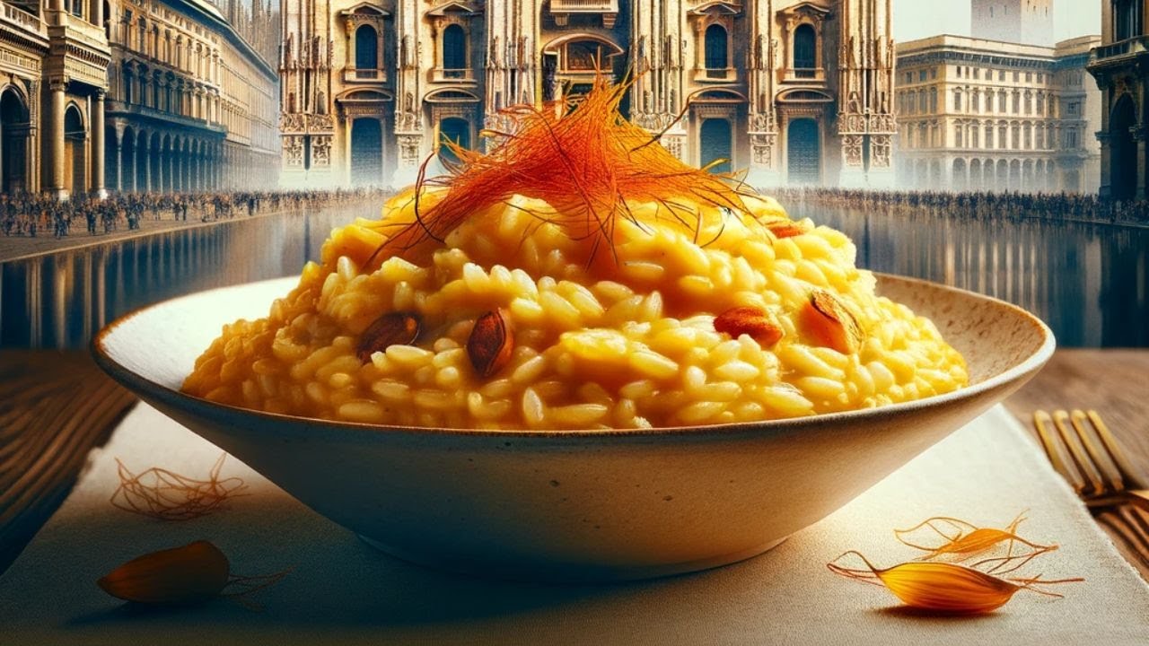 Milan in a Dish Cooking Risotto alla Milanese with a View of the City