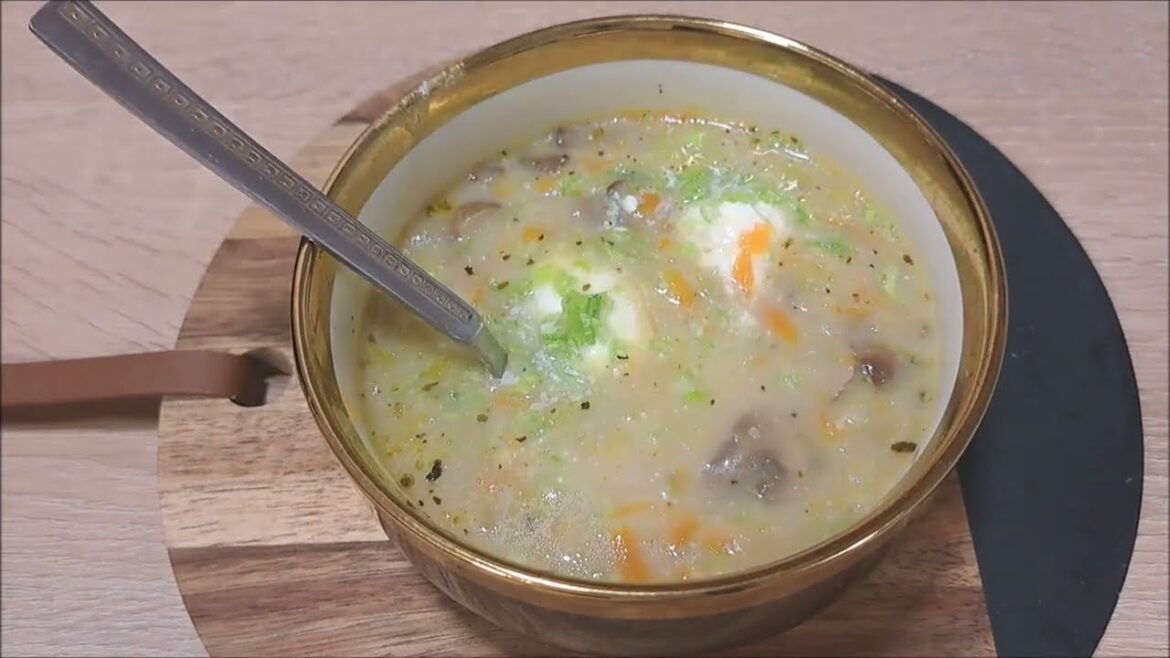 Nothing tastes better than Homemade Mushroom Soup on these cold days