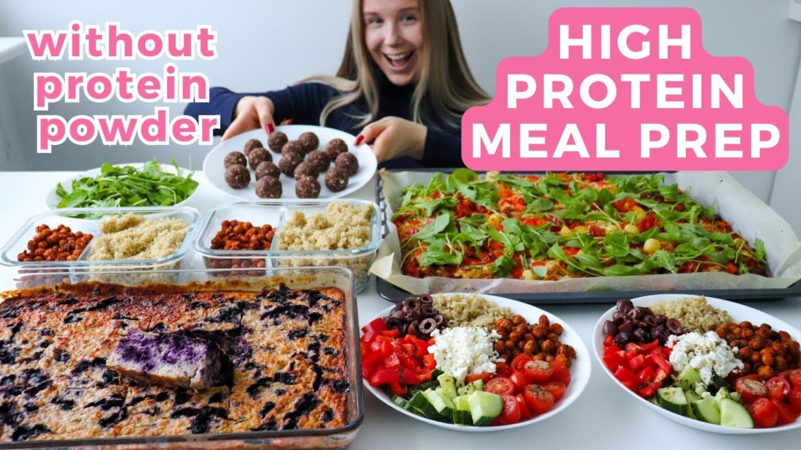 Super Easy High protein Meal Prep | 100G + protein per day! Super Easy High protein Meal Prep | 100G + protein per day!