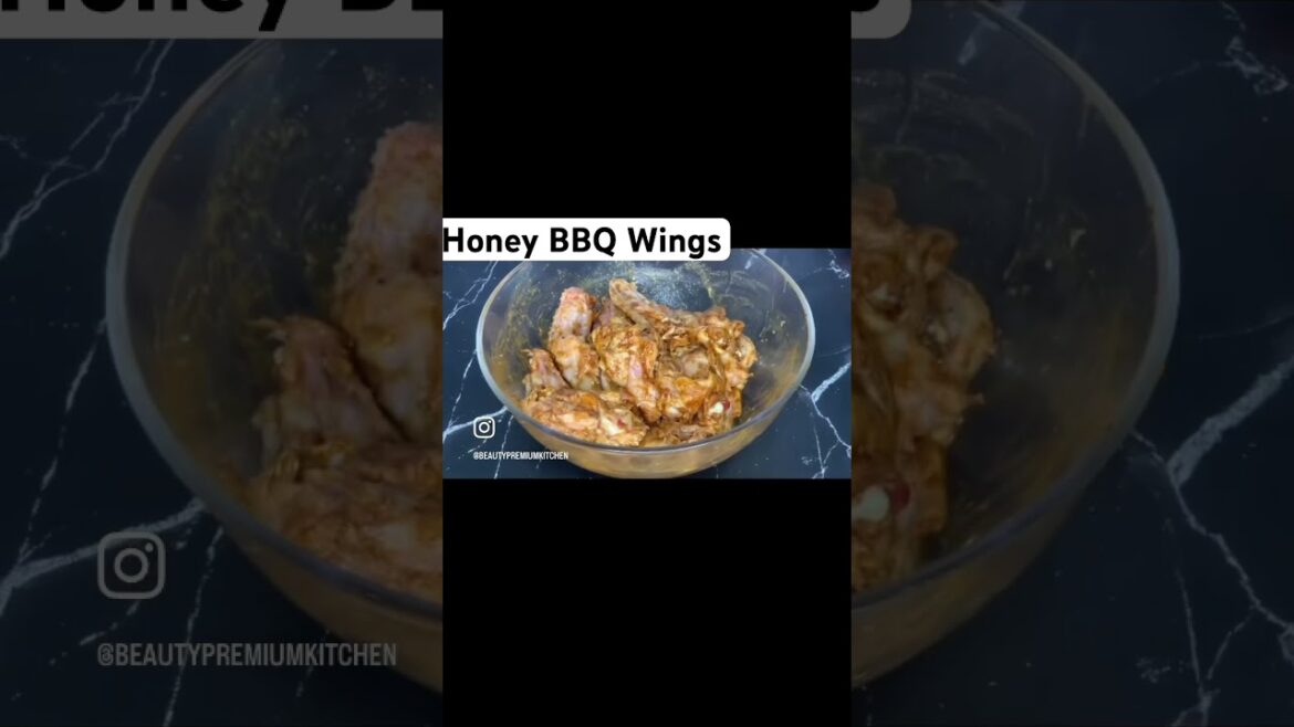 THE BEST HONEY BBQ WINGS- EASY AND DELICIOUS HONEY BARBECUE WINGS RECIPE #cooking  #friends