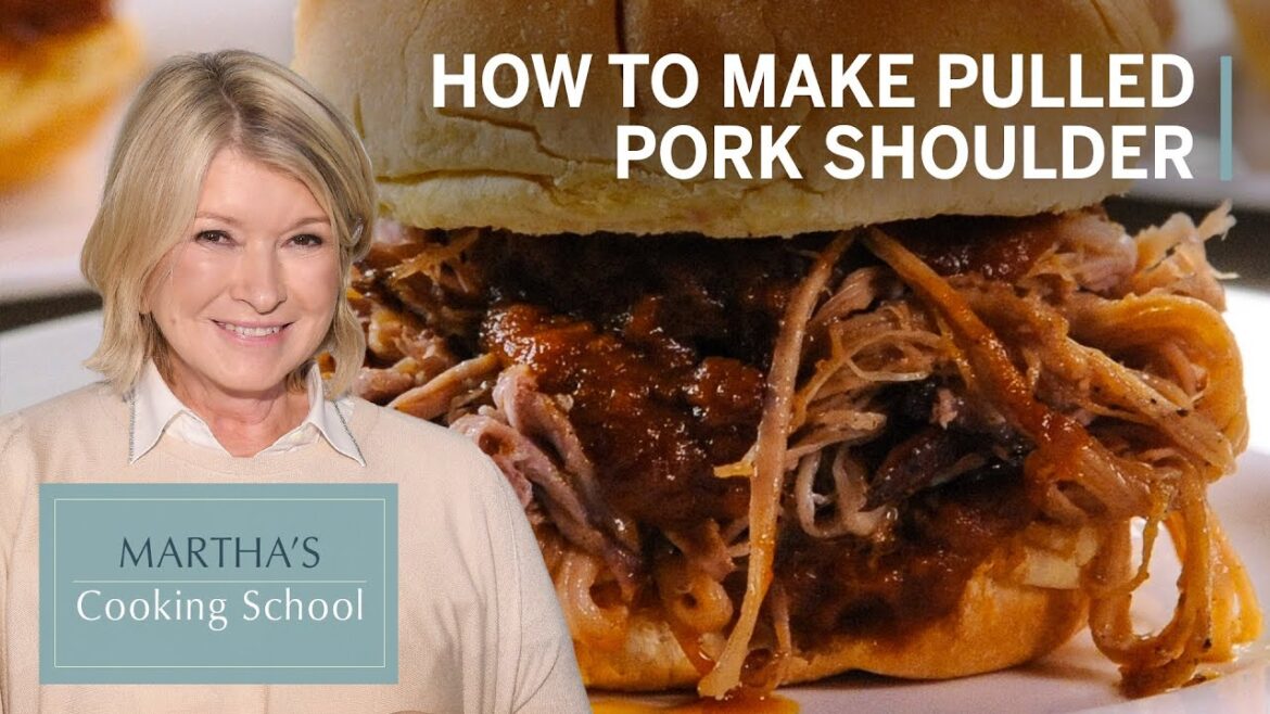 How to Make Martha Stewart’s Braised Pulled Pork Shoulder | Martha’s Cooking School | Martha Stewart How to Make Martha Stewart's Braised Pulled Pork Shoulder | Martha's Cooking School | Martha Stewart