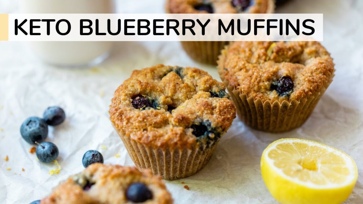 KETO BLUEBERRY MUFFINS | easy, healthy muffin recipe KETO BLUEBERRY MUFFINS | easy, healthy muffin recipe