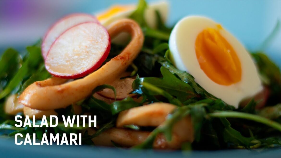 Best Calamari and Radish Salad Recipe (Squid Salad) - Healthy Recipe