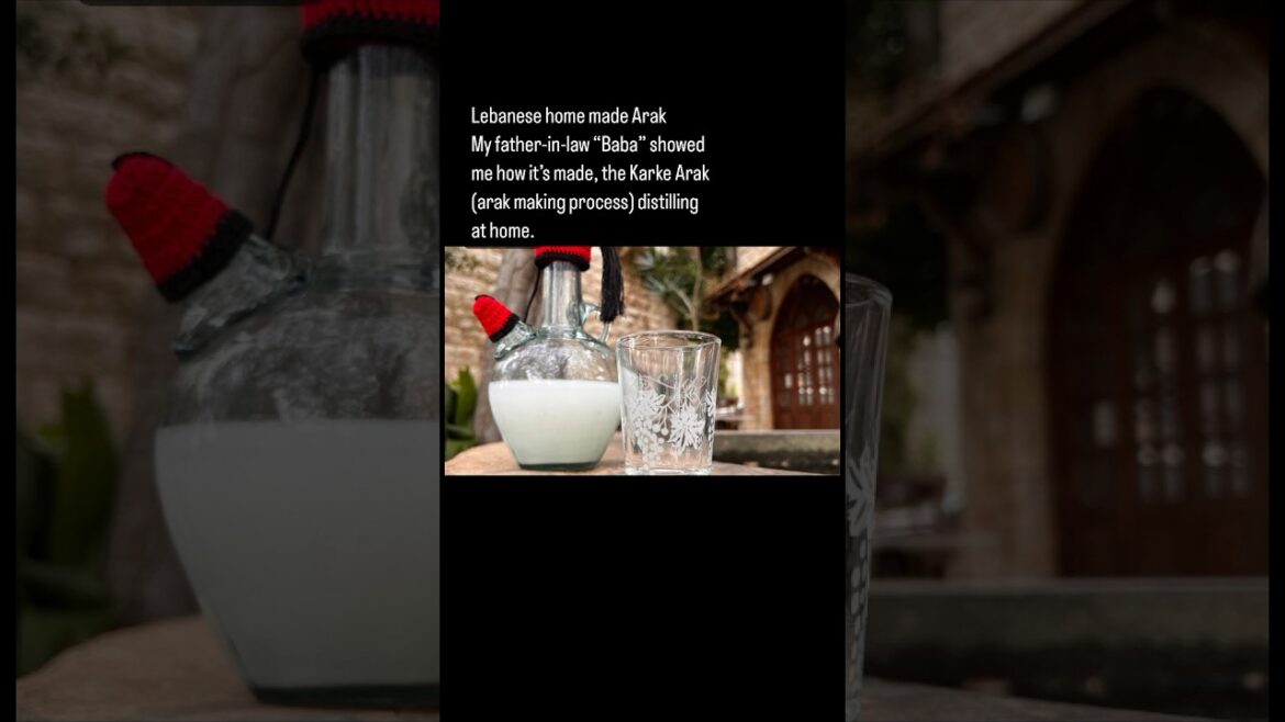Lebanese Home Made Arak #lebanese #arak #lebanesearak