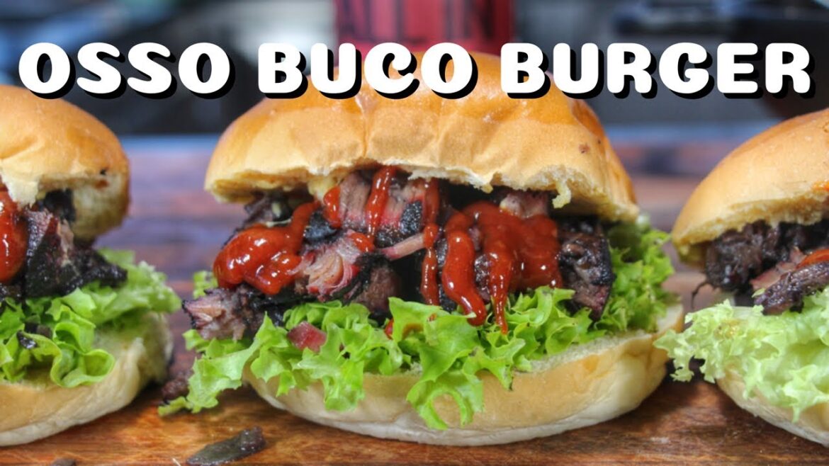 OSSO BUCO BURGER – LOW and SLOW smoked SLICE OF BEEF SHANK -TENDER AF – 0815BBQ – International OSSO BUCO BURGER - LOW and SLOW smoked SLICE OF BEEF SHANK -TENDER AF - 0815BBQ - International
