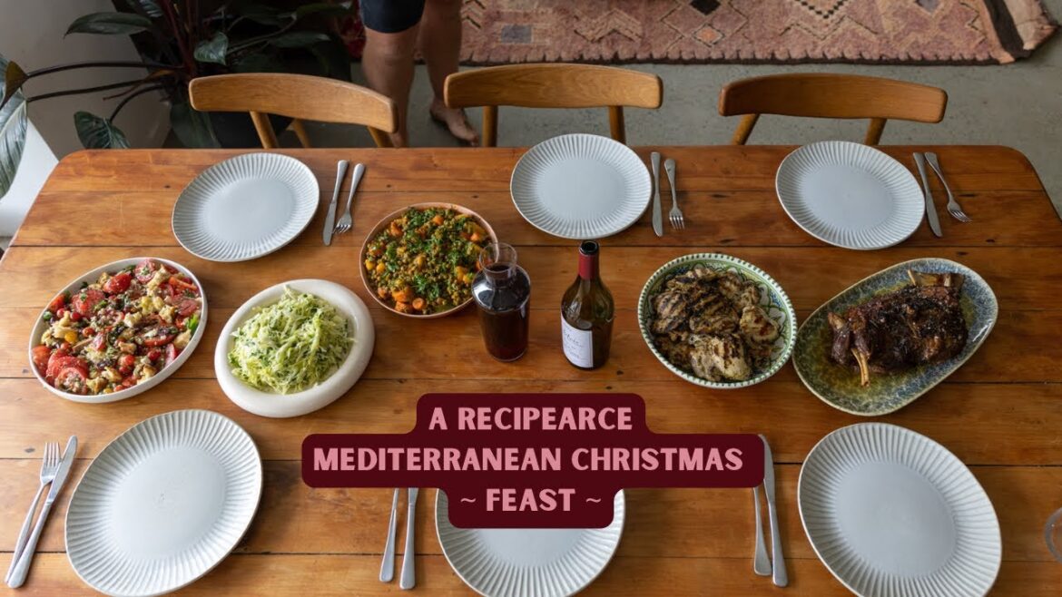 Recipearce Mediterranean Christmas Feast Intro