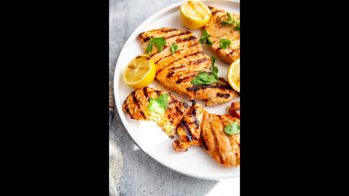 Yogurt Marinated Chicken (Juicy & Tender!) #shorts Yogurt Marinated Chicken (Juicy & Tender!) #shorts