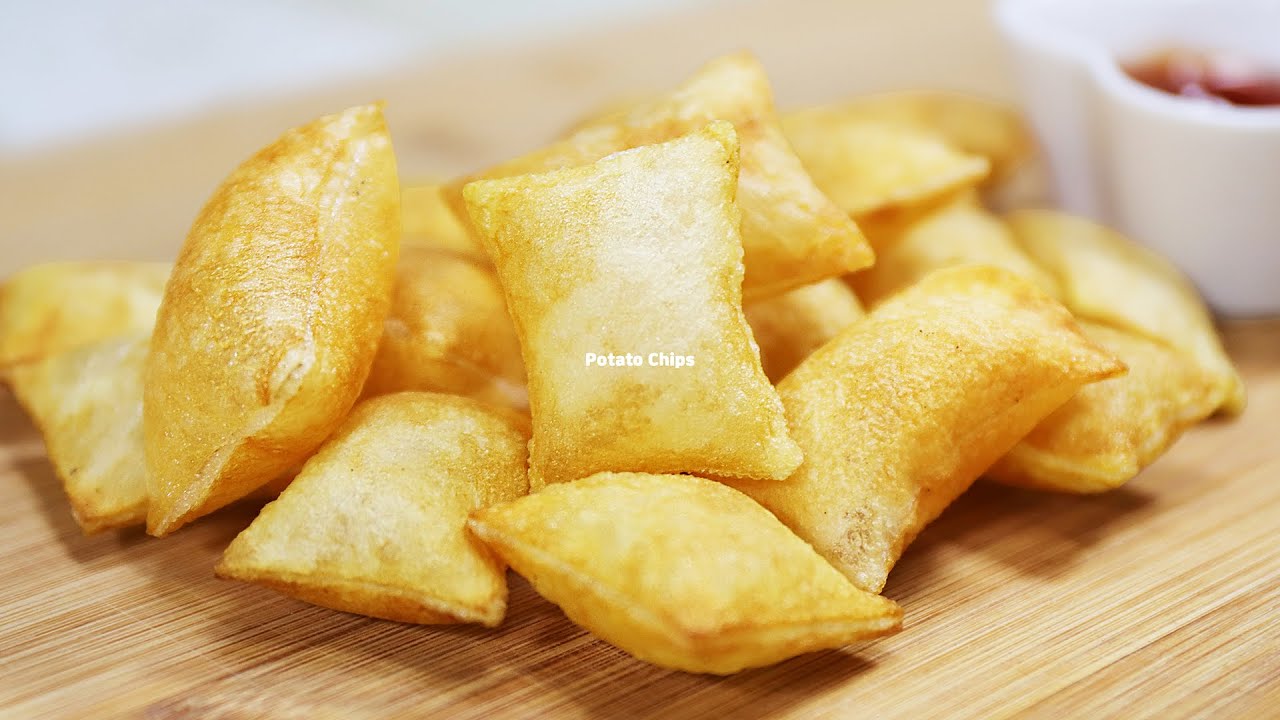 Crispy potato chips recipe (Homemade potato chips) Dining and Cooking