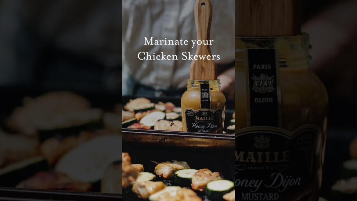 Honey Mustard Chicken Skewers!