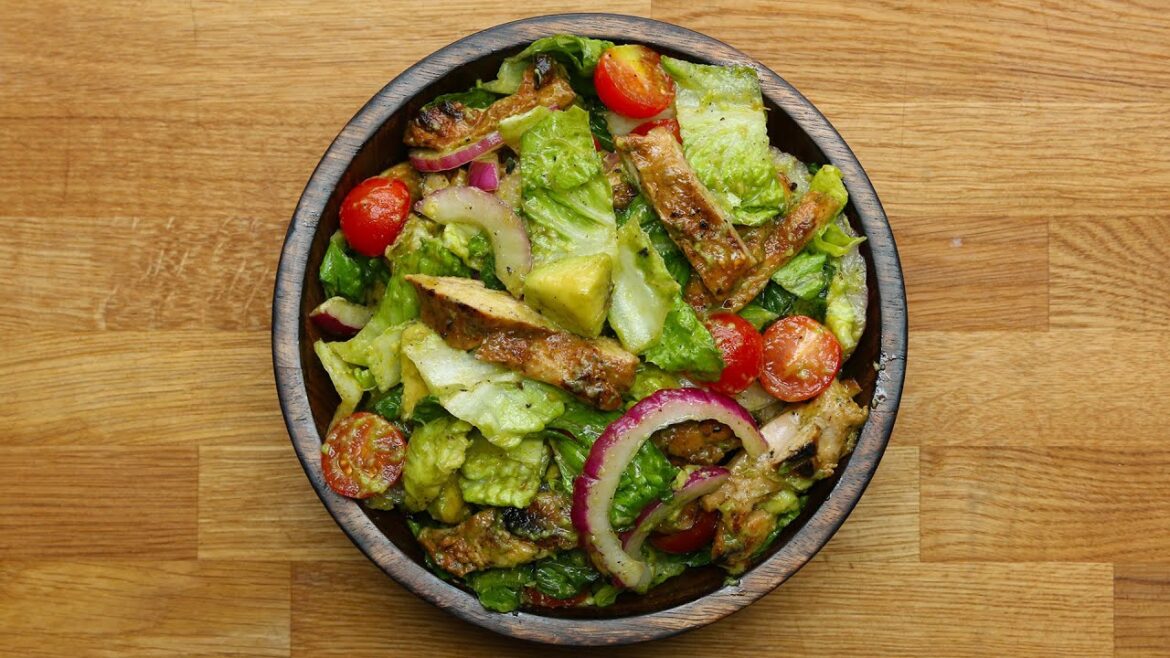 Honey-Lime Chicken And Avocado Salad Honey-Lime Chicken And Avocado Salad