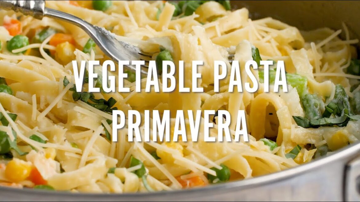 Vegetable Pasta Primavera – Easy Weeknight Dinner with Healthy Ingredients! Vegetable Pasta Primavera - Easy Weeknight Dinner with Healthy Ingredients!
