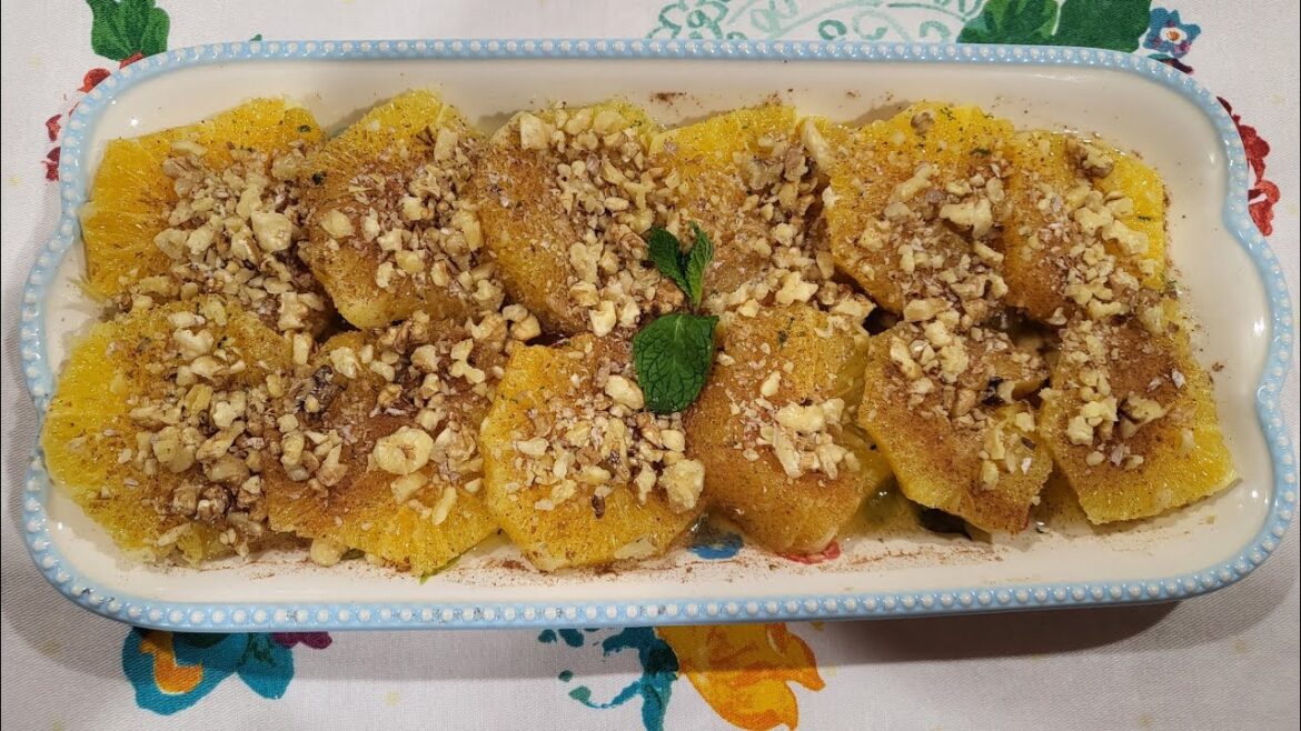 This orange salad is Wow Wow!