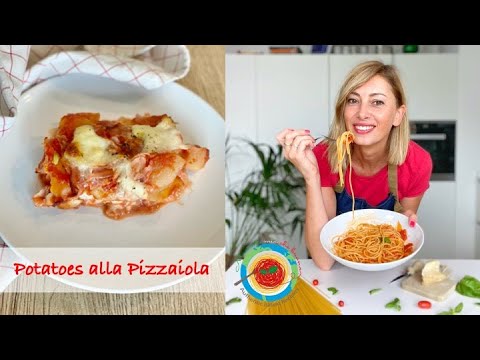 Potatoes alla pizzaiola with cooked ham – easy Italian recipe Potatoes alla pizzaiola with cooked ham - easy Italian recipe