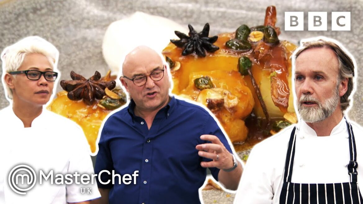 Marcus Wareing’s Caramelised Pineapple Dessert! | MasterChef UK Marcus Wareing's Caramelised Pineapple Dessert! | MasterChef UK