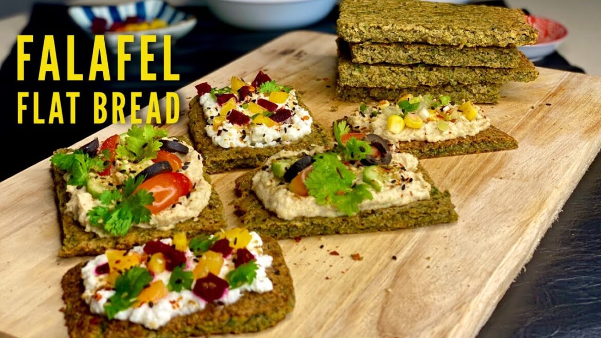 Falafel Flat Bread | Amazing Vegan Flatbread Recipe | Meghna’s Food Magic Falafel Flat Bread | Amazing Vegan Flatbread Recipe | Meghna's Food Magic