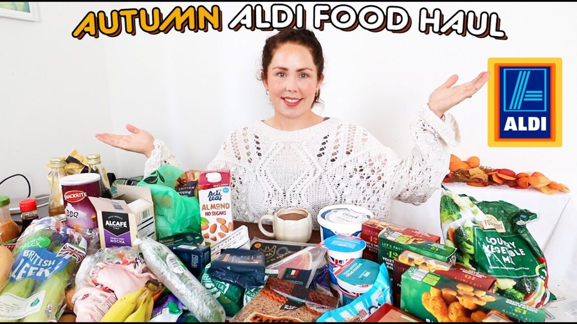 HUGE AUTUMN ALDI FOOD HAUL WITH PRICES | Budget Meal Plan | Family Meal Ideas October 2023